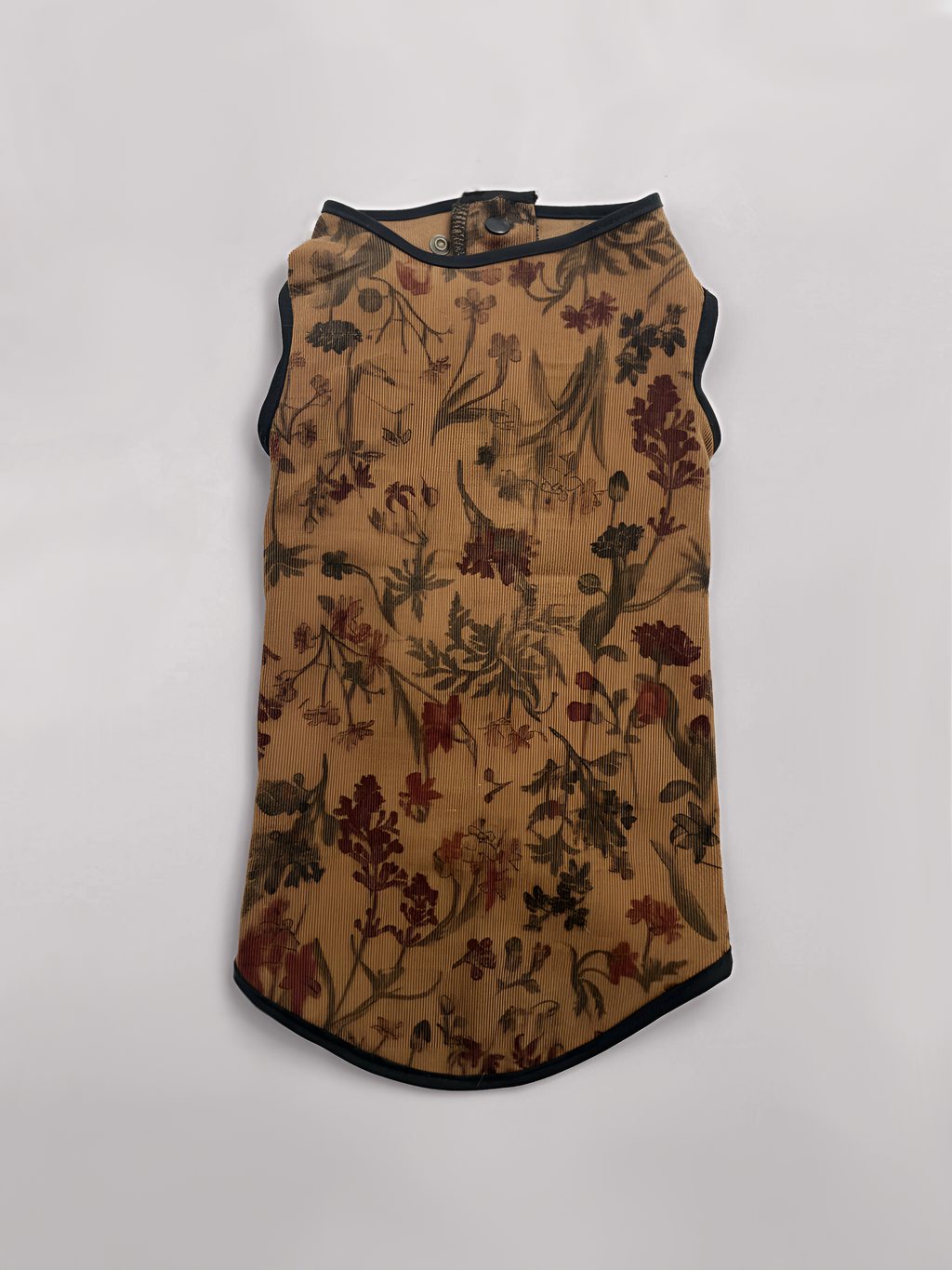 Floral Corduroy Sphynx Cat Vest