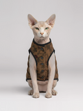 Floral Corduroy Sphynx Cat Vest