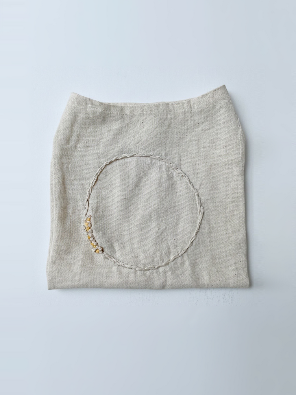Floral Circle Linen Top