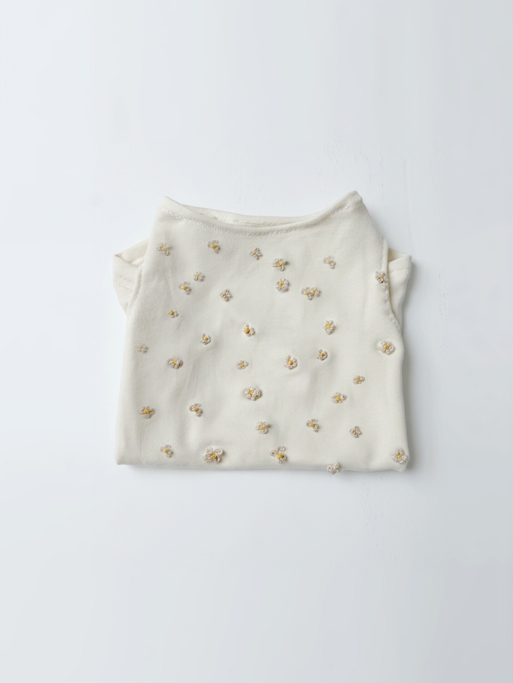 Embroidered Floral Bamboo Top