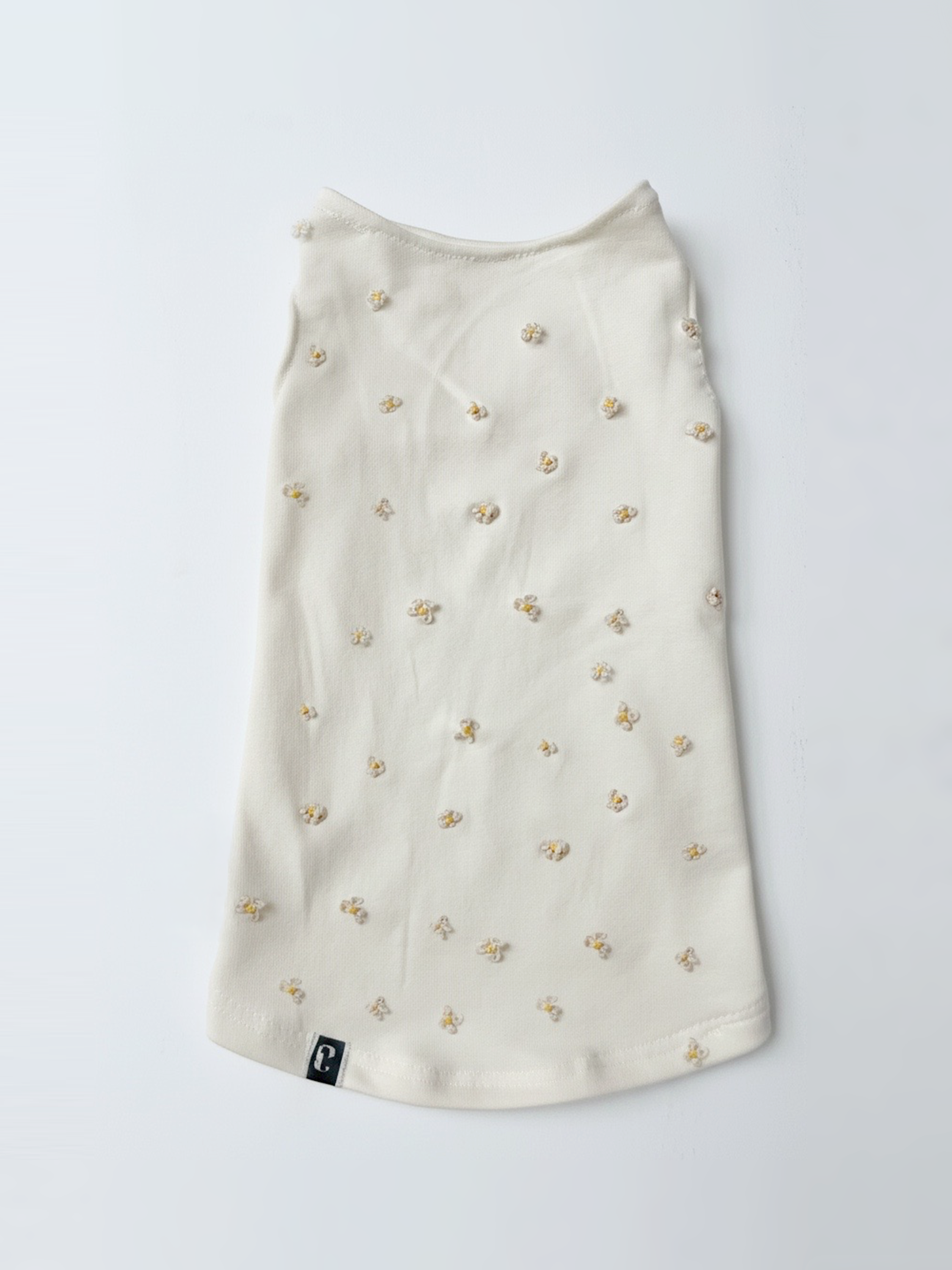 Embroidered Floral Bamboo Top