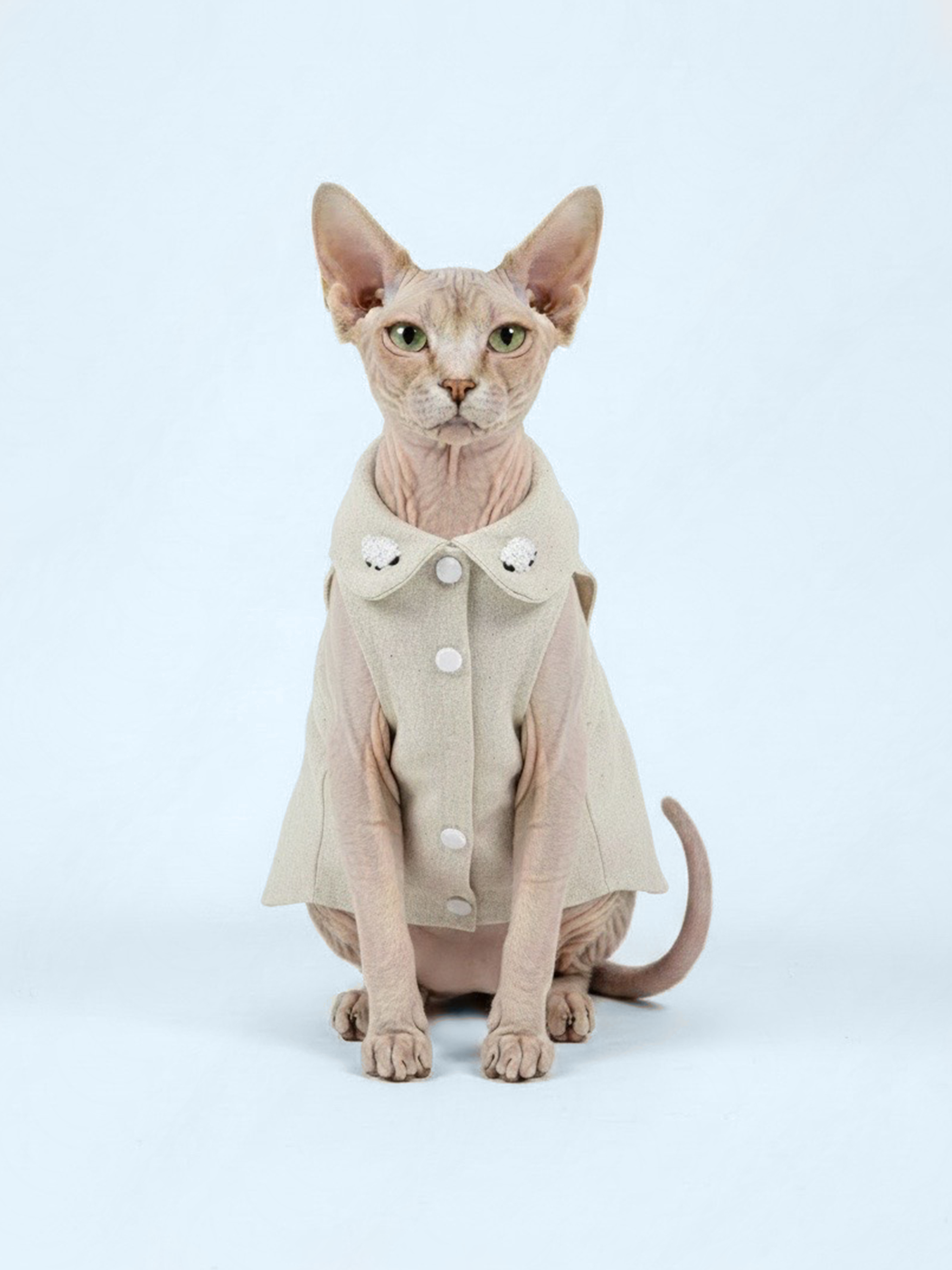 Embroidered Lamb Collar Top