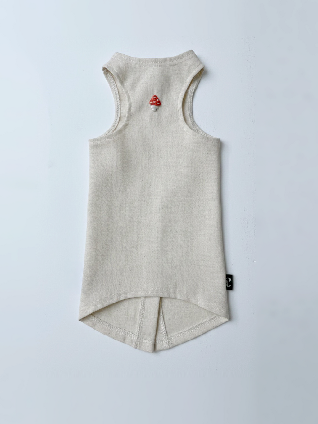 Embroidered Mushroom Bamboo Top