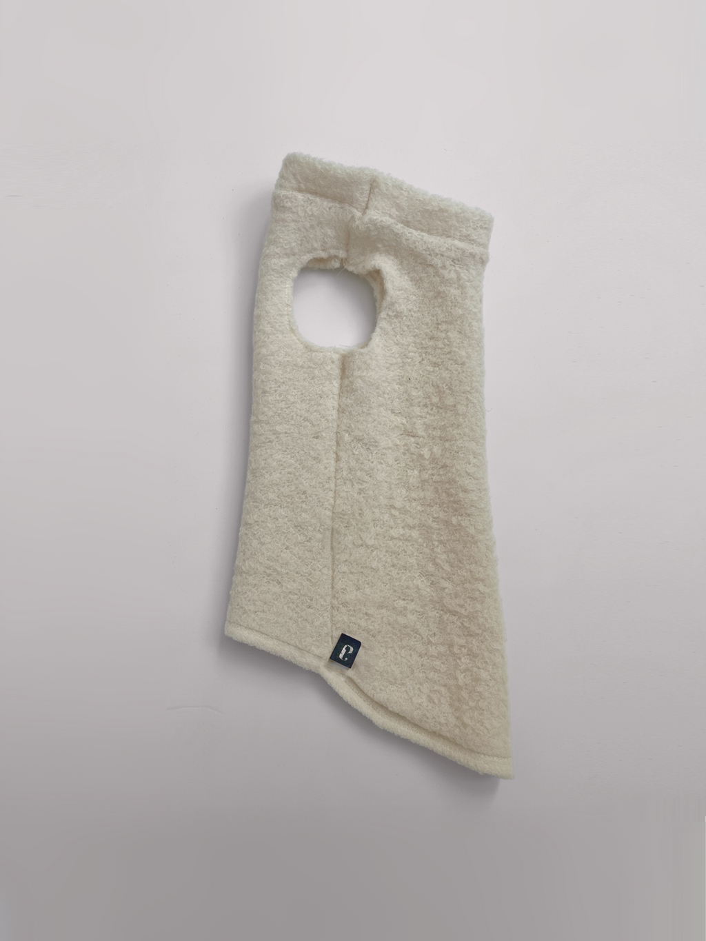 Ivory Bouclé Sphynx Cat Turtleneck