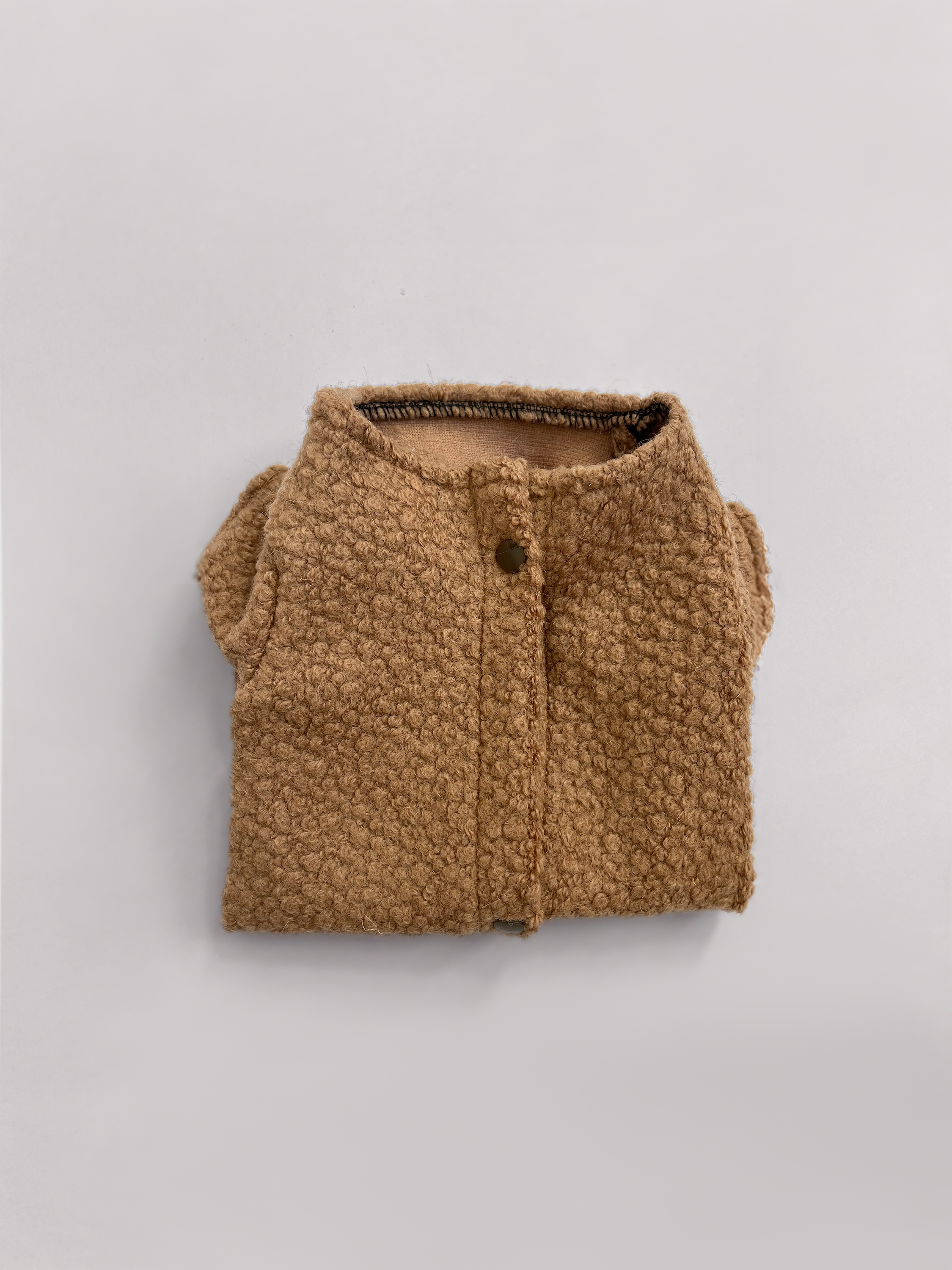 Sphynx Cat Bouclé Cardigan