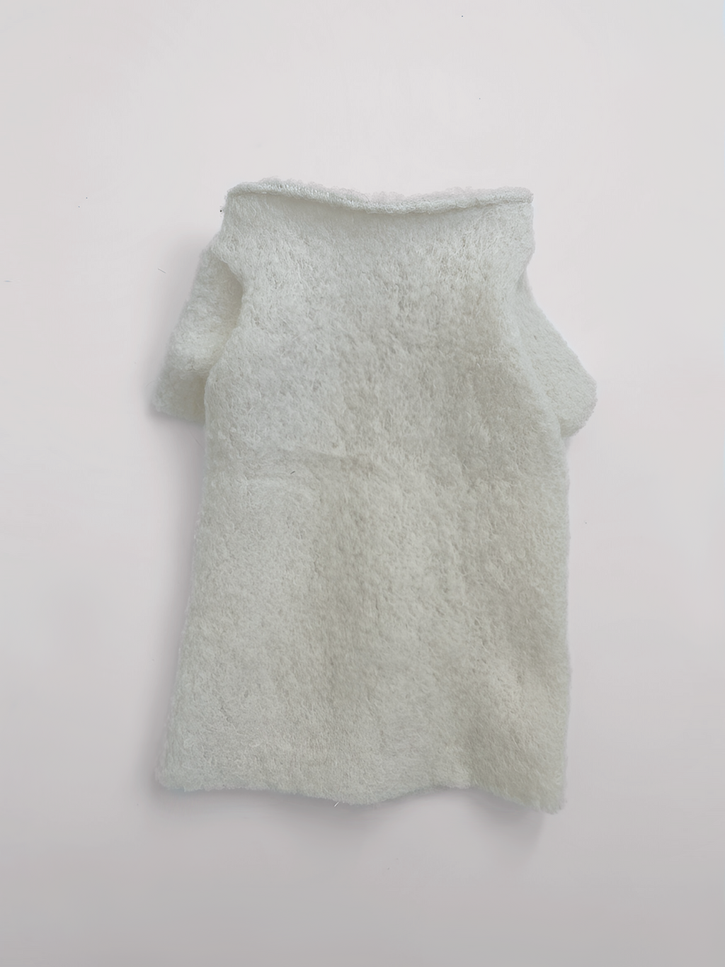 Ivory Bouclé Sphynx Cat Cardigan
