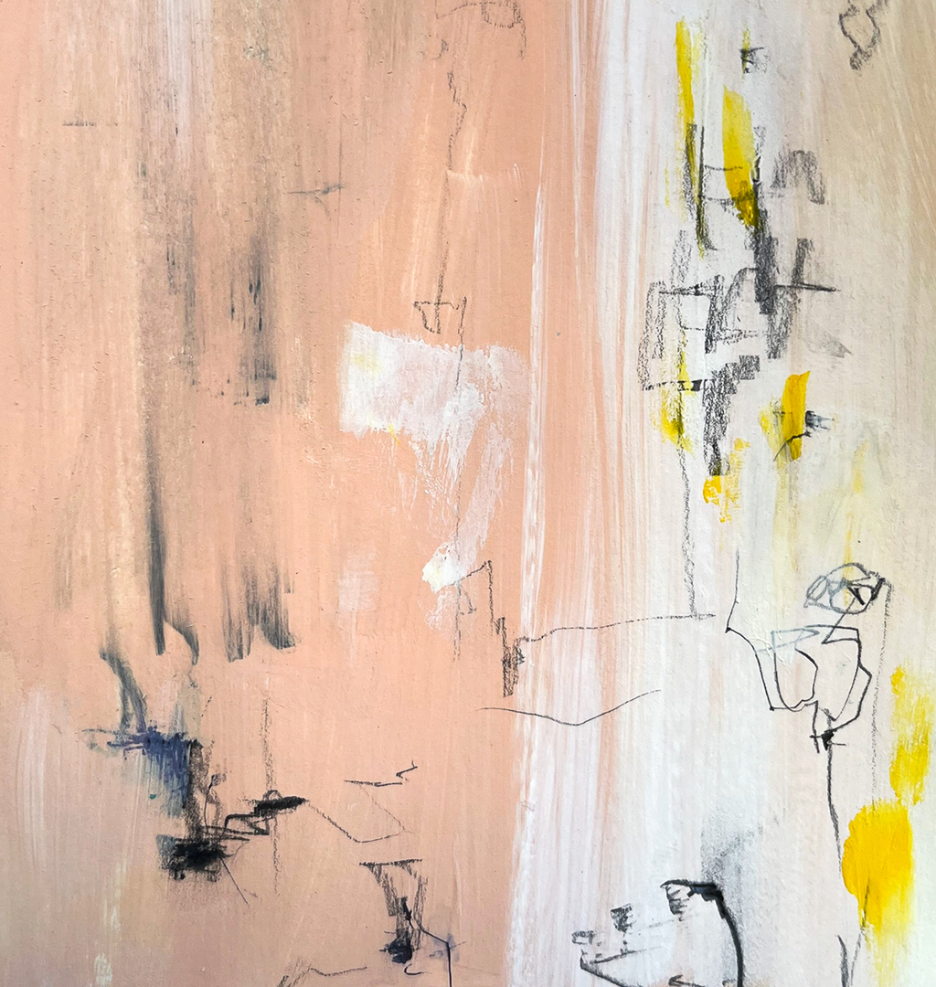 Blush Abstract Painting