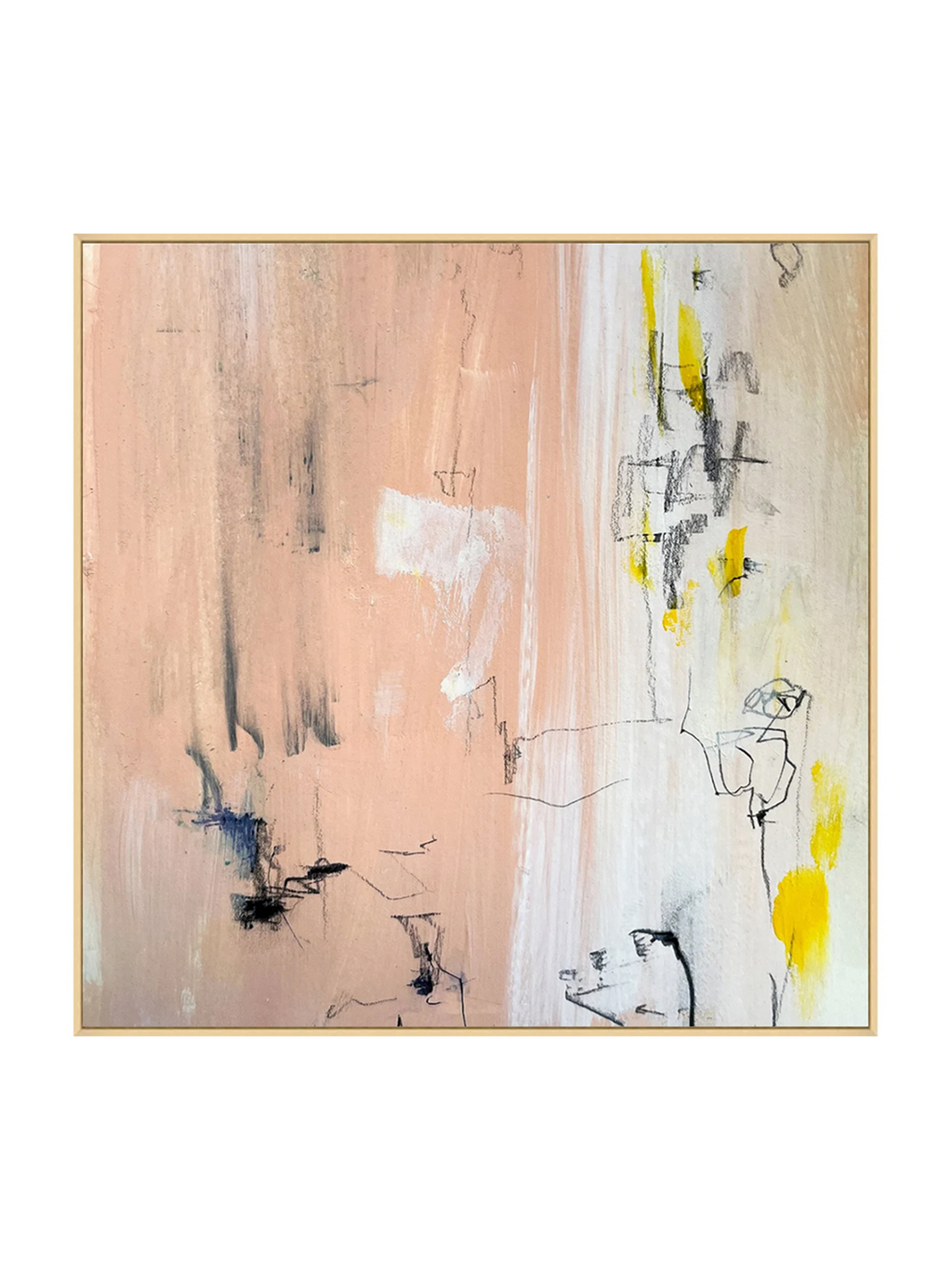 Blush Abstract Painting
