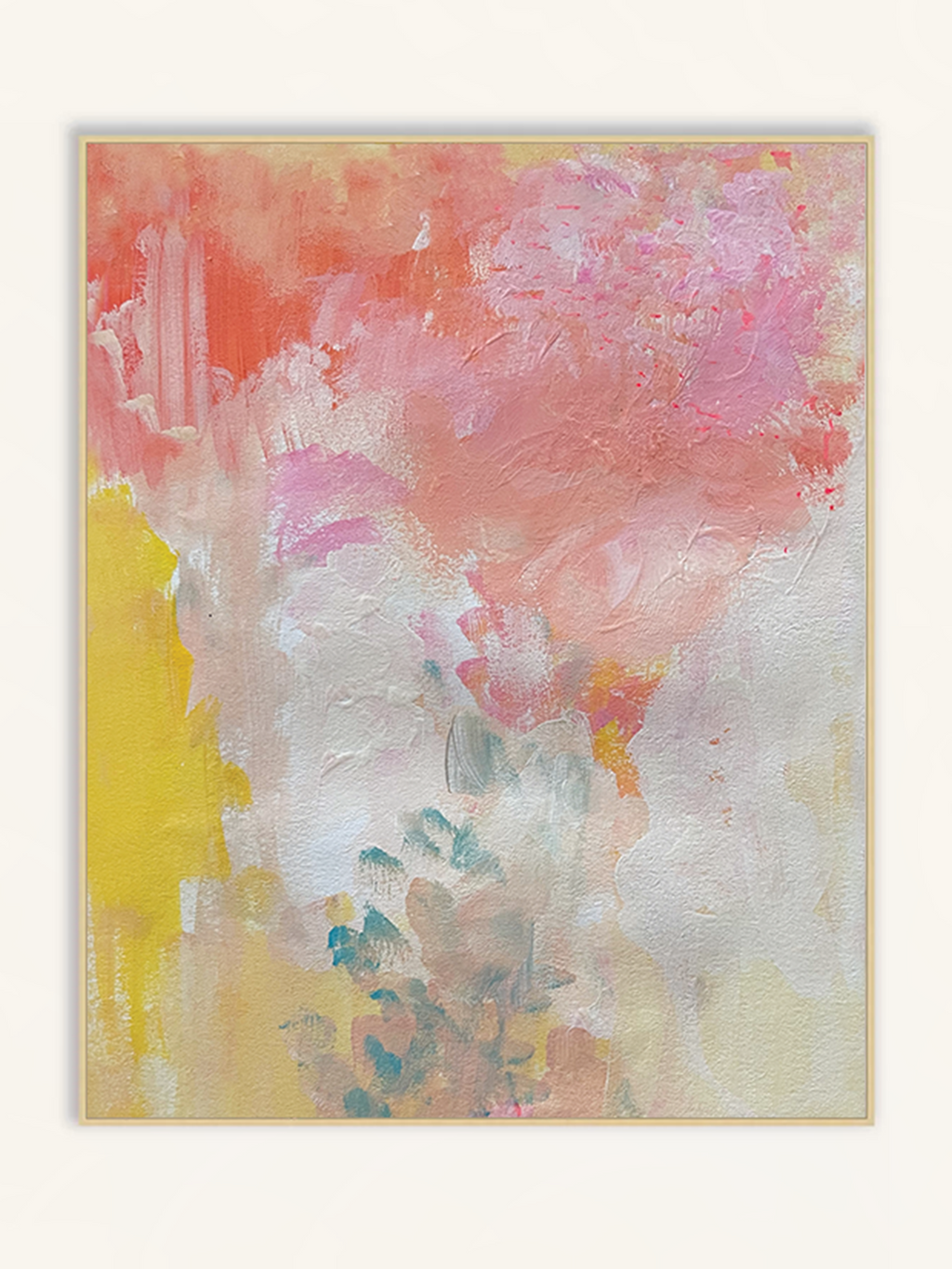 Colorful Pastel Abstract Painting