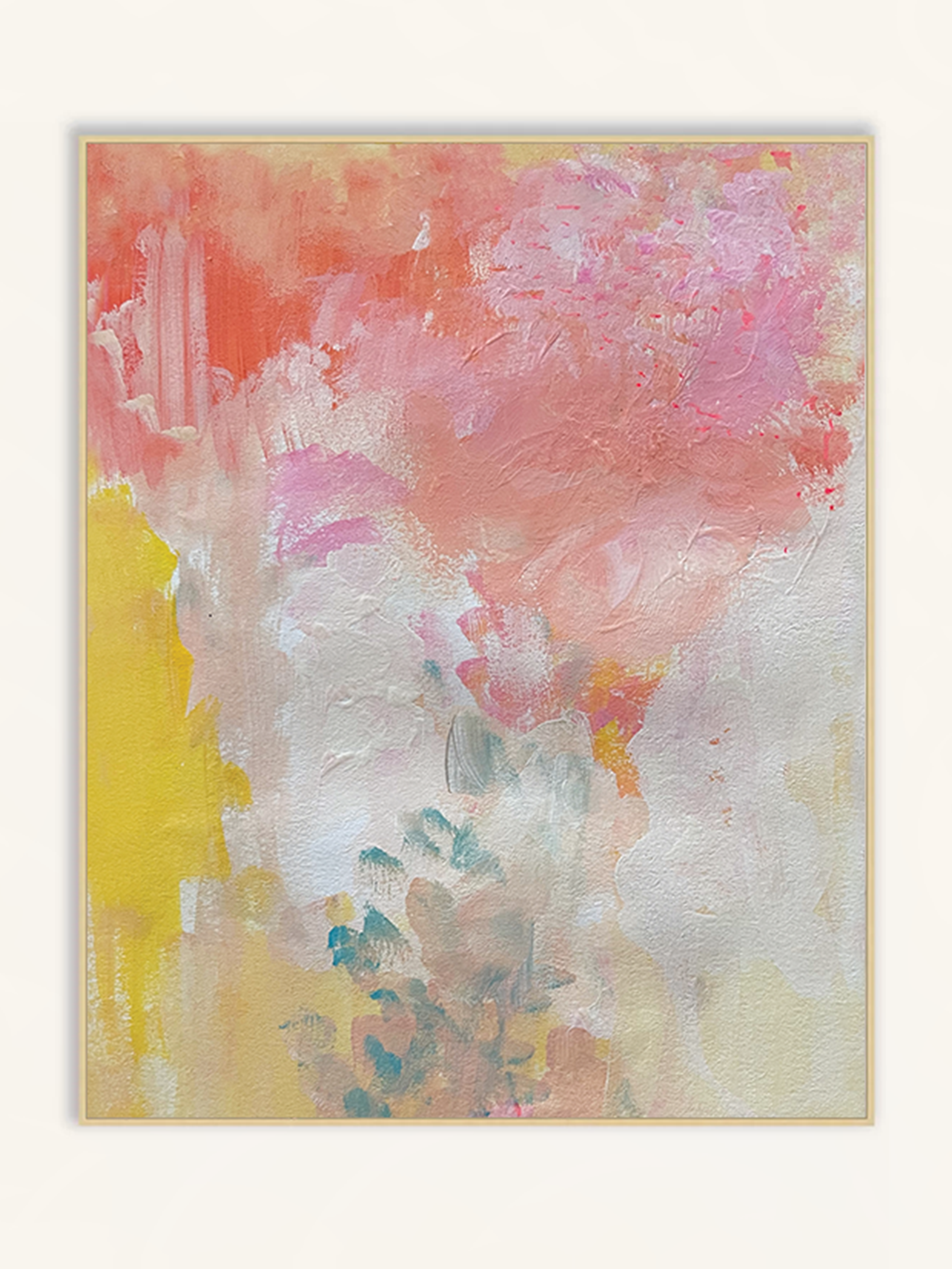 Colorful Pastel Abstract Painting